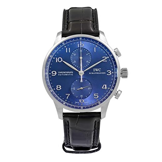 IWC Portugieser Classsic Steel Blue Dial Automatic Men Watch IW371491