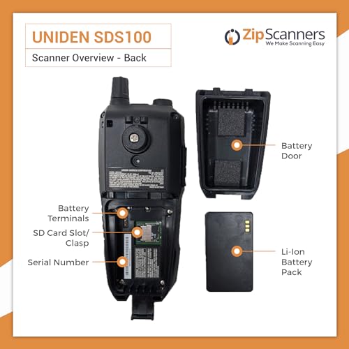 Uniden SDS100 Ultimate Bundle | Expert Programming, Antenna, Stand, Screen Protectors, & Uniden SDS100 Police Scanner | Works Right Out The Box Programmed for Your Area
