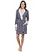 N Natori Women's Two-Tone Slub Robe