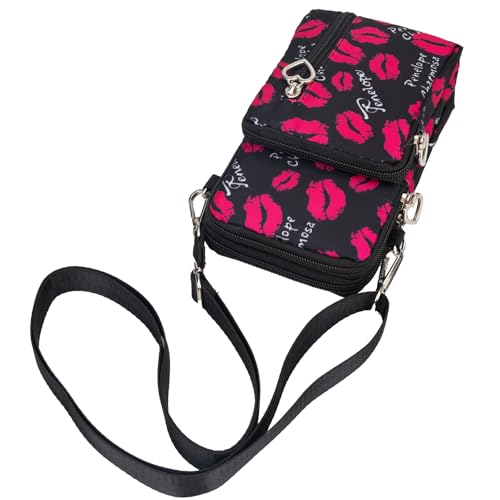 Image of JANKS Small Crossbody Bag for Women - Mini Phone Purses with Crossbody Strap and Wallet - Nylon Arm Bag
