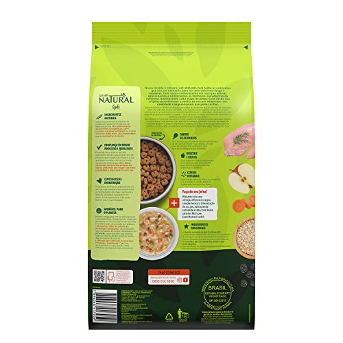 Ração Guabi Natural Cães Adultos Light Médio e Grande Peru e Aveia 12 kg