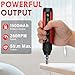 Electric Cordless Screwdriver Set 3.7V Rechargeable Adjustable 4 Torque Electric Screwdriver Gun, 5N.m Max Torque, LED Light,36 Pcs, Ideal for Daily & Light Industrial Use