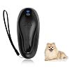 XIAXUE Ultrasonic Dog Bark Deterrent, Anti-Bark Device Training Aid, Barking Deterrent Devices Outdoor Indoor Sonic Stop for Dogs, Black