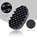 Hair Sponge Set for Men Women,Rubber Hair Brush for Styling Dreadlocks and Afro Curls with Innovative Design, Comfortable Grip