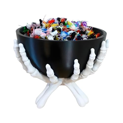 Cuenco de dulces de Halloween original como plato decorativo gótico 8