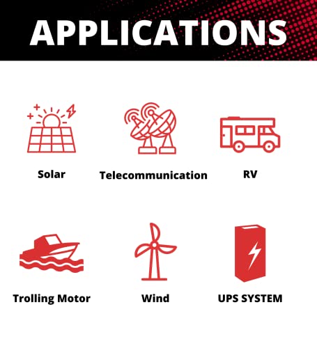 Npp Npd12-250Ah 12V 250Ah Agm Deep Cycle Sealed Lead Acid Rechargeable Battery For Ups,Rv, Off-Grid Solar And Inverter, Marine,Pure Sine Wave Pst-100S-24A Brand Product (4 Pack) #TOP6