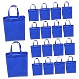 LOORGVEL 30 Piezas Bolsa de Compras Reutilizable de No Tejida con Asas Resistente al Agua para Regalo y Uso Diario