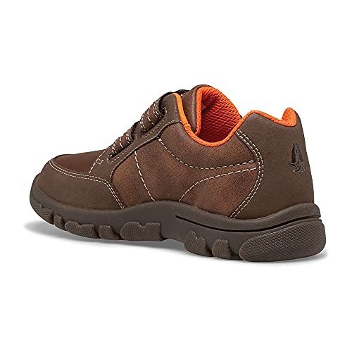 Hush Puppies Unisex Child Jace Sneaker, Brown, 2 Big Kid Us #TOP2