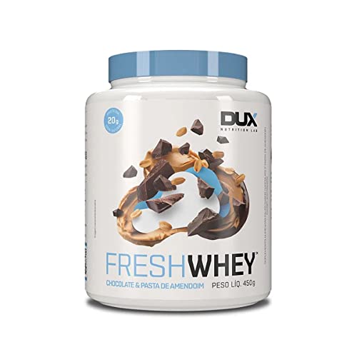 Fresh Whey Protein - Chocolate e Pasta de Amendoim 450g - 20g de Proteínas por Porção - Suplementos