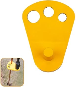 Universal Ground Rod Driver Fits 5/8, 1/2, and 3/4 Inch Grounds Rods | Designed to Withstand All Kinds of Soil Ground Rod Install Tool