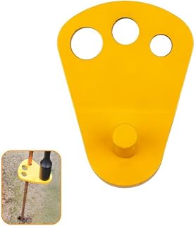 Universal Ground Rod Driver Fits 5/8, 1/2, and 3/4 Inch Ground Rods, Designed to Withstand All Kinds of Soil Ground Rod Install Tool