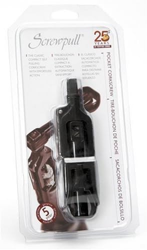 Screwpull Pocket Corkscrew, Black