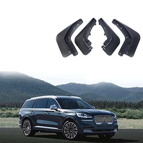 Bavettes pour Lincoln Aviator 2019-2021 : garde-boue avant et arrière, lot de 4 pièces