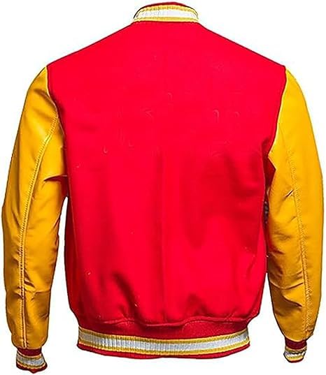 Image of Letterman Varsity Jackets for Men, Baseball Bomber Jackets, High School Letterman Jackets, Warm Wool Outerwear