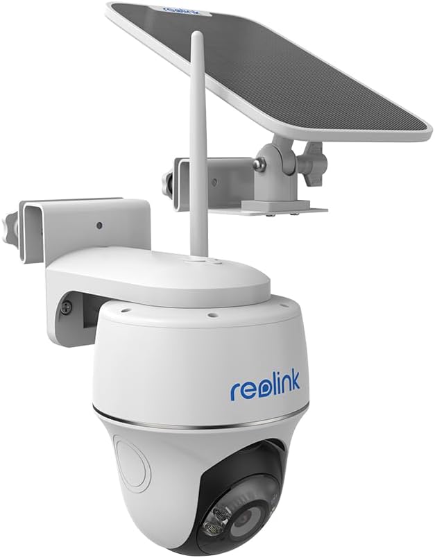 Holicfun Rain Cover Bundle with Gutter Mount Kit for Reolink Argus PT and Reolink Go PT Ultra Camera and Solar Panel