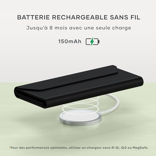 Satechi FindAll Étui Intelligent pour Lunettes Compatible avec Apple Find My, Pliable et Portable avec Alerte Sonore, Charge Sans Fil pour Tous Types de Lunettes et Modèles XR/AR – Noir – vue 5