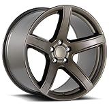 22x10.5' Size Fits FR 77 for Dodge Hellcat HC2 Satin Bronze Wheel - 5x115mm Bolt-Pattern - 27mm Offset - 71.5mm Hub-Size