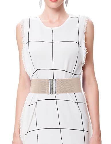 GRACE KARIN Women's Classic Wide Elastic Waistband Belt #TOP12