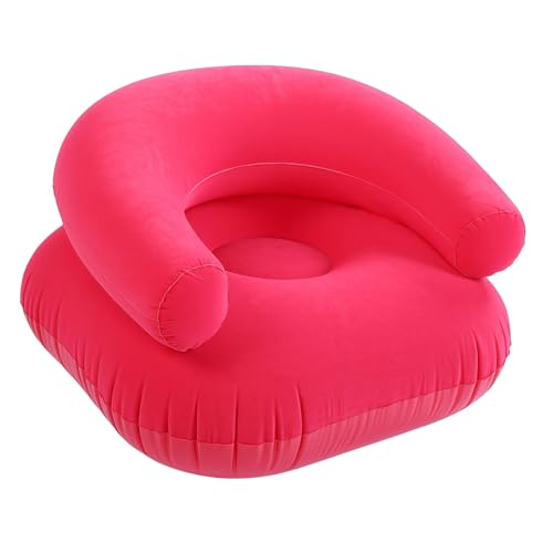 Canapé portable gonflable ergonomique en PVC floqué doux et résistant - 5
