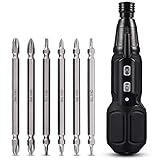 🧑‍🔧 LED-Anzeige: Mit einem hellen LED-Licht können Sie in dunkle Ecken und Räume gelangen, um den Treiber zu verwenden, ohne zusätzliches Werkzeug mitbringen zu müssen.