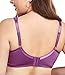 wirarpa Bras for Women Ultra Soft Wire Free Comfortable Bra Full Coverage Plus Size Minimizer Non Padded Purple 36C