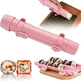 Sushi Bazooka Mejorado Molde De Sushi,Molde para Hacer Rollos Perfectos DIY,Plástico De Calidad Alimentaria Kit Para Hacer Sushi, Hacedor De Sushi De...