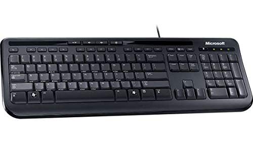 Teclado Com Fio 600 Usb Preto Microsoft - ANB00005