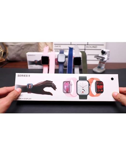 Kalpana’s Series 9 45 mm Smart Watch with 2.09 INCH Display Stylish Design, Bluetooth Calling, Health & Fitness Tracker Also The Heart Monitoring, & 2 Straps Kalpana’s Series 9 45 mm Smart Watch with 2.09 INCH Display Stylish Design, Bluetooth Calling, Health & Fitness Tracker Also The Heart Monitoring, & 2 Straps