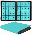 WUTONMU – Teal 1000+ Premium Zip Card Binder with Double Sided Pockets