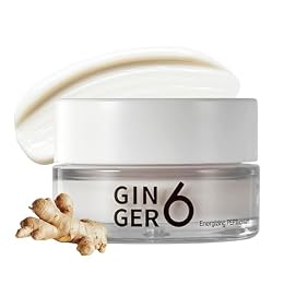 GINGER6 PEPTI Cream for Face - Hydrating and Firming Formula with 52% Ginger Water, Niacinamide, and Adenosine, Overnight Korean Skincare, 1.69 fl oz.