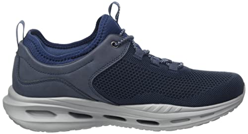 Skechers Skechers Men's Walking Shoe Sneaker, Navy Knit Synthetic, 8 US