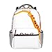 SGSKJ Schulrucksack Mädchen Jungen Kinder, Schultasche Schulrucksäcke Rucksäcke Schultaschen Backpack Band Saxophon Musical