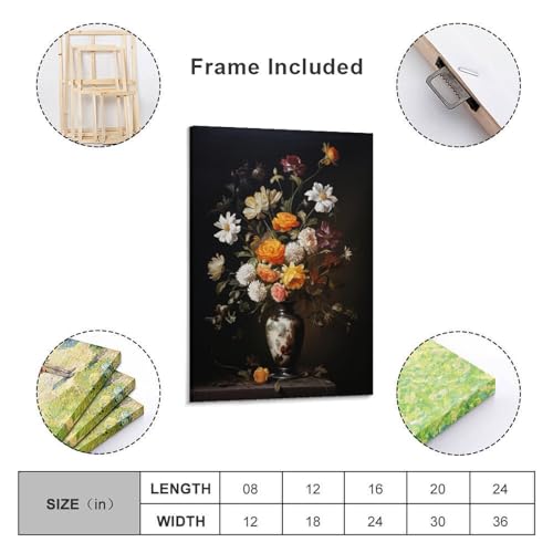 Impression sur toile de qualité supérieure aux motifs de roses