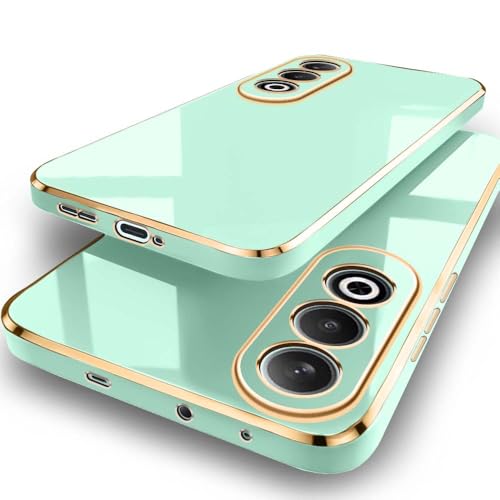 Image of TheGiftKart Luxurious Golden-Plated Back Cover Case for OnePlus Nord CE 4 5G | Raised Lips for Camera & Screen Protection | Shockproof Design | Stylish Back Cover for OnePlus Nord CE4 5G (TPU, Green)