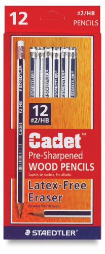 Pencil,No. 2, Presharpened, Latex-Free Eraser, Hexagonal, 72 Pcs #TOP1