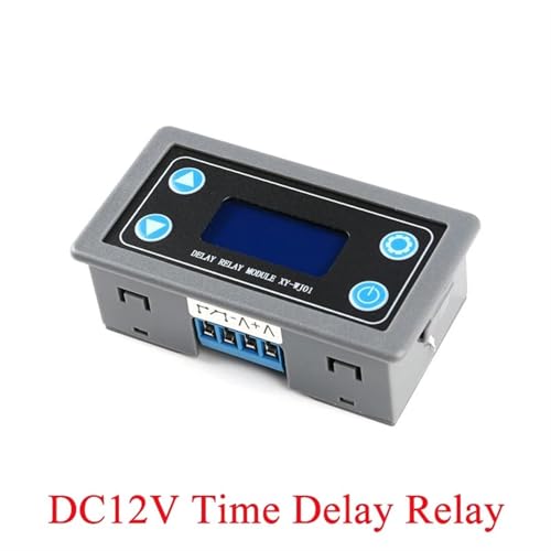 Interruptor de control programable de 12V con relé de retardo digital para interiores 2
