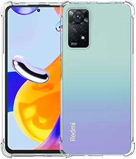 Cresee Case for Xiaomi Redmi Note 11 Pro/Redmi Note 11 Pro 5G, Crystal Clear Cover Bumper with Reinforced Corners Slim Fit Shockproof Flexible TPU Phone Case (Transparent)