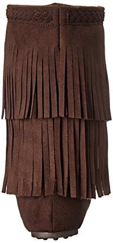 Rampage Britt Fringe Boot (Little Kid/Big Kid), Dark Brown, 13 M Us Little Kid #TOP2