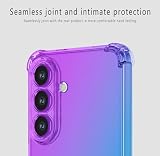 HONLEN Etui do Samsung Galaxy S26 Case, (6,3 cala) przezroczyste gradientowe TPU silikonowe wzornictwo, 4 narożniki wzmocnione etui