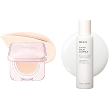 CLIO [Bundle] Glazing Milky Essence + Kill Cover Mesh Glow Essential Cushion Foundation 19C