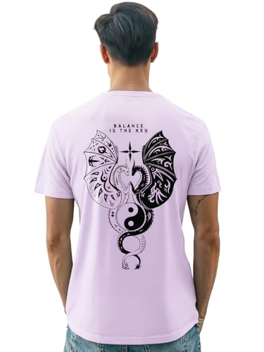 Image of Bewakoof Men's Typography Regular Fit Half Sleeve Round Neck Pure Cotton T-Shirt