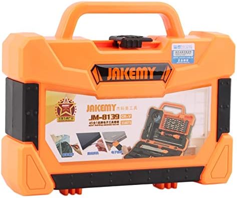 Miniatura 4 de JM-8139 Juego de destornilladores electrónicos de precisión 45 en 1 Kit de reparación profesional Herramientas de apertura para computadora de