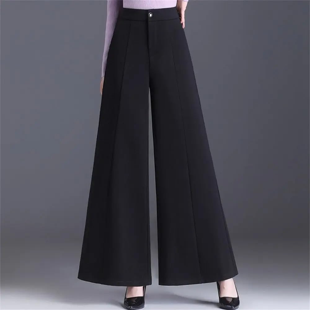 Women's Spring Autumn Wide Leg Pants High Waist Slim Ankle Pants Loose Long Pants for Women