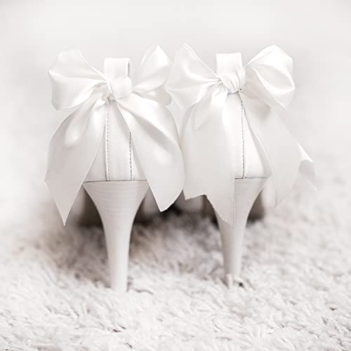 Stuffvisor White Satin Ribbon, 1/2 Inch X 50 Yards, Double Face Solid Color Ribbon Roll, 100% Polyester Ribbon For Gift Wrapping, Crafts, Hair And Multiple Decorations #TOP5