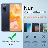HuwaiH Handyhülle für Samsung Galaxy S20 FE Hülle, Anti-Schock, Antikratzer, Anti-Rutsch Schutzhülle, Unterstützt kabelloses Laden, Anti-Fingerabdruck Case für S20 FE(Schwarz) – Ansicht 2
