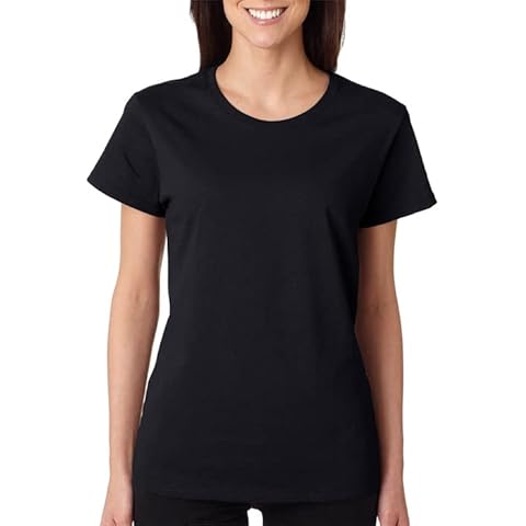 BOD HOME, Camisetas Mujer Algodón Manga Corta Cuello Redondo Cover