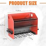TORACK Power Tool Organizer Wall Mount, Cordless Drill Holder with 4 Slots - Image 2