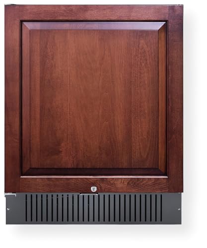 Image of Summit Appliance FF27BSSIFLHD 27" Built-In All-Refrigerator, Panel-Ready Door (Panels Not Included), Black Cabinet, Door Storage, Lock, Digital Controls, LHD Swing, 4.98 cu.ft Capacity