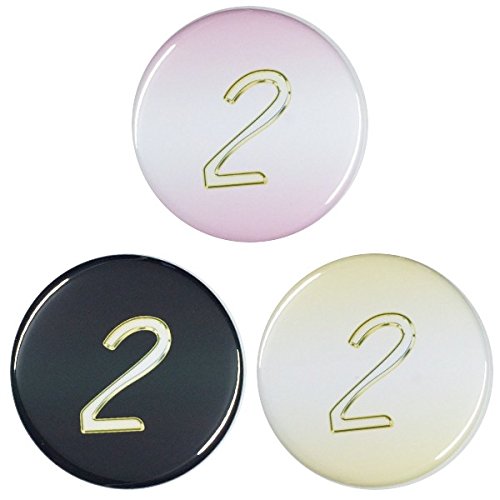 �����ʃo�b�W-Excellent- �y2�z �傫���T�C�Y�i57mm�j �S�[���h �t�b�N�s���^�C�v
