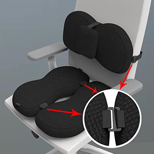 Esquirla Office Chair Cushion Seat Hip Pad With Removable Computer Chair Cushion Desk Chair Cushion For Backyard Bedroom Birthday Gifts, Black #TOP5